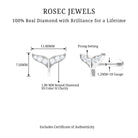 Rosec Jewels-Certified Diamond Dolphin Tail Helix Earring