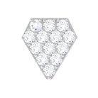 Rosec Jewels-Certified Moissanite Pentagon Cartilage Earring