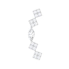 Rosec Jewels-Real Diamond Ear Crawler Earring for Helix Piercing