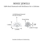 Rosec Jewels-Unique Natural Diamond Fan Cartilage Earring