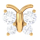 Rosec Jewels-Dainty Diamond Cute Butterfly Earring for Helix Piercing