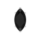 Rosec Jewels-Marquise Black Spinel Simple Solitaire Cartilage Earring