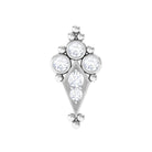 Rosec Jewels-Diamond Art Deco Cartilage Earring with Beads