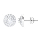 Classic Round Diamond Stud Earrings Diamond - ( HI-SI ) - Color and Clarity - Rosec Jewels