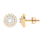 Classic Round Diamond Stud Earrings Diamond - ( HI-SI ) - Color and Clarity - Rosec Jewels