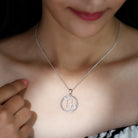 Moissanite Capricorn Sign Pendant Necklace - Rosec Jewels