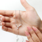 Certified Moissanite Cancer Constellation Necklace - Rosec Jewels