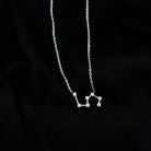 Certified Moissanite Leo Constellation Necklace - Rosec Jewels