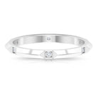 Certified Natural Diamond Anniversary Band Ring Diamond - ( HI-SI ) - Color and Clarity - Rosec Jewels