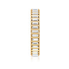 Baguette Cut Diamond Eternity Designer Ring Diamond - ( HI-SI ) - Color and Clarity - Rosec Jewels