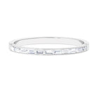 Elegant Stackable Ring with 1/2 CT Baguette Diamond in Channel Setting Diamond - ( HI-SI ) - Color and Clarity - Rosec Jewels