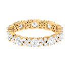 3 CT Elegant Simulated Diamond Eternity Ring Zircon - ( AAAA ) - Quality - Rosec Jewels