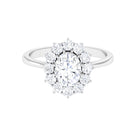 Princess Diana Inspired Simulated Diamond Engagement Ring Zircon - ( AAAA ) - Quality - Rosec Jewels