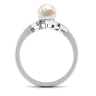 3.25 CT Designer Freshwater Pearl Engagement Ring with Diamond Freshwater Pearl - ( AAA ) - Quality - Rosec Jewels