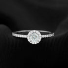 Round Lab Grown Diamond Promise Engagement Ring Lab Grown Diamond - ( EF-VS ) - Color and Clarity - Rosec Jewels