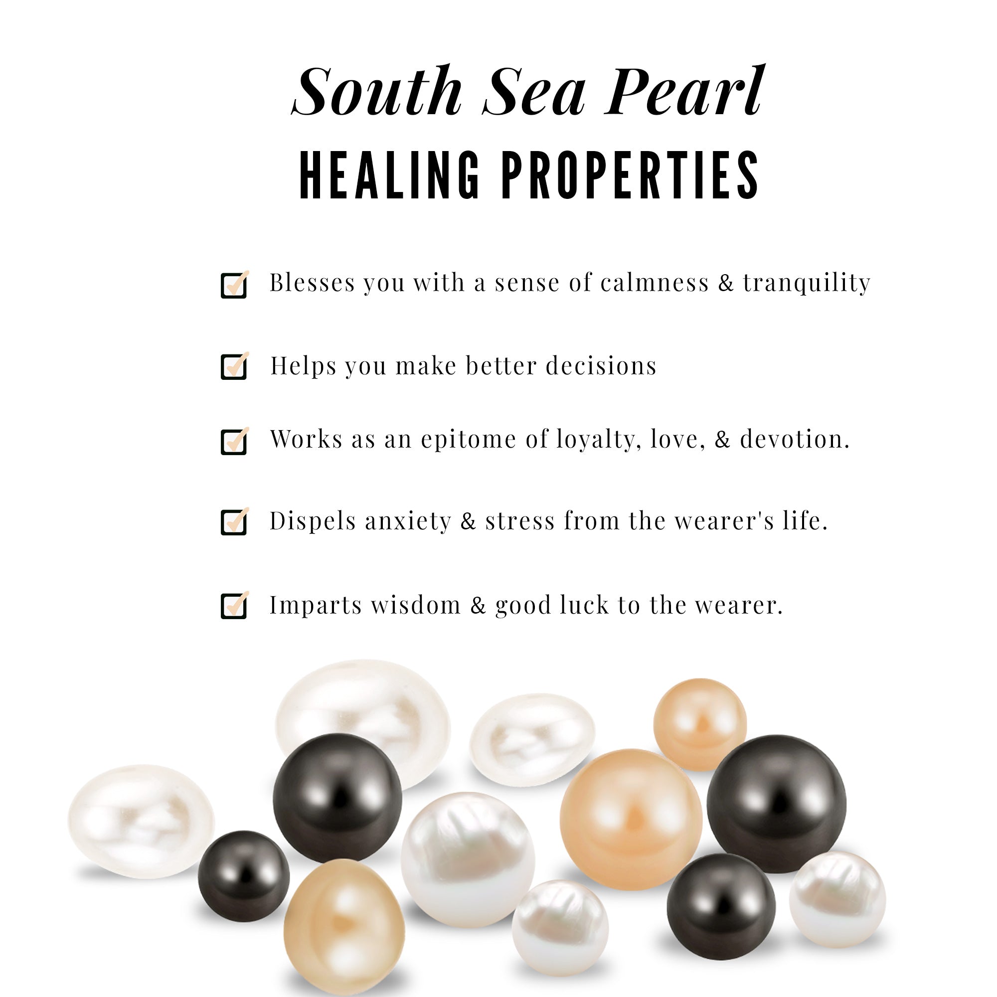 Simple Round South Sea Pearl and Moissanite Drop Pendant South Sea Pearl - ( AAA ) - Quality - Rosec Jewels