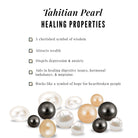 Round Tahitian Pearl and Diamond Leaf Engagement Ring Tahitian pearl - ( AAA ) - Quality - Rosec Jewels