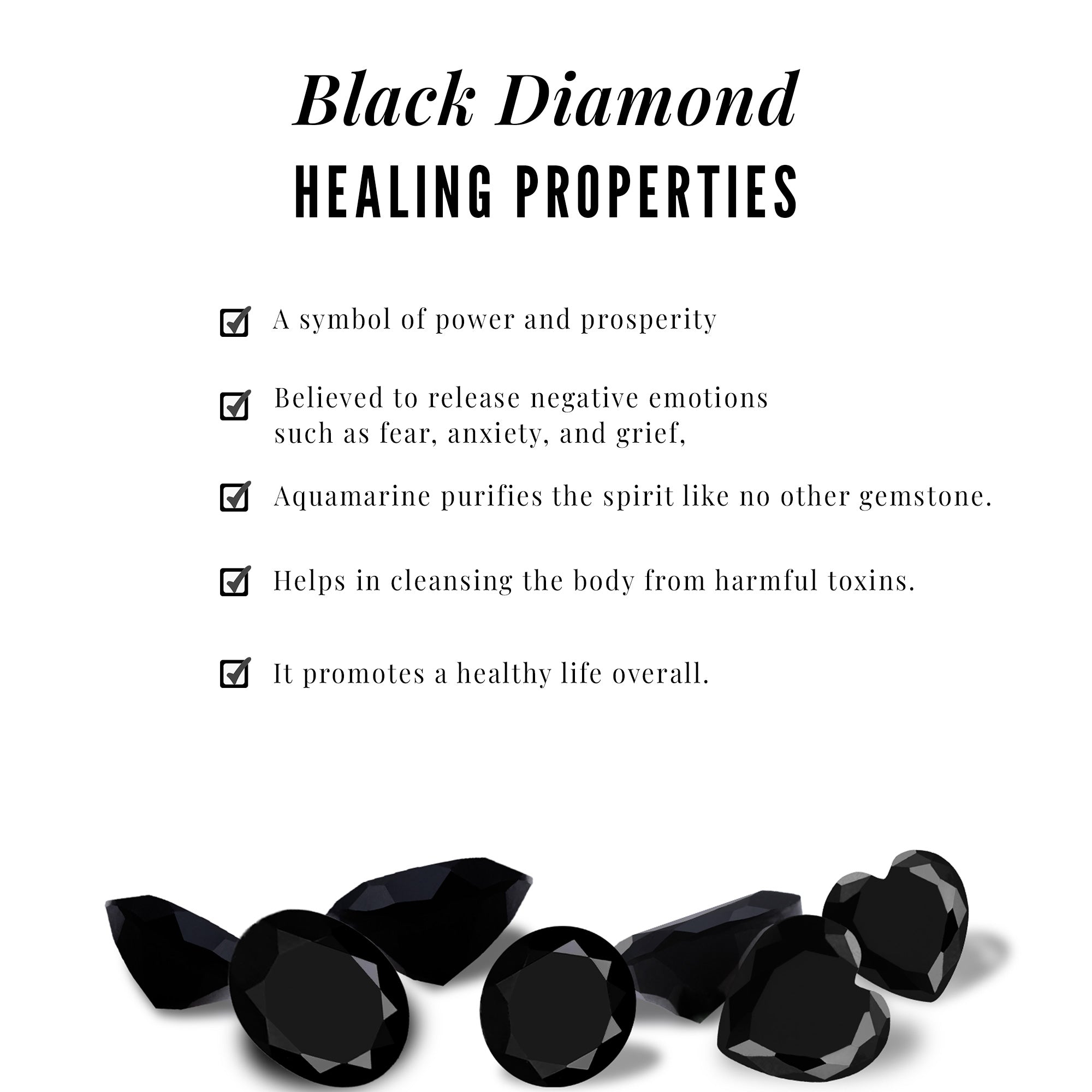 Classic Black Diamond and Diamond Stud Earrings Black Diamond - ( AAA ) - Quality - Rosec Jewels