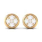 1/2 CT Minimal Diamond Stud Earrings in Prong Setting Diamond - ( HI-SI ) - Color and Clarity - Rosec Jewels