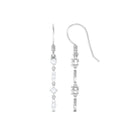 1/2 CT Natural Diamond Simple Dangle Earrings in Gold Diamond - ( HI-SI ) - Color and Clarity - Rosec Jewels