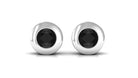 1/2 CT Bezel Set Round Black Onyx Solitaire Stud Earrings Black Onyx - ( AAA ) - Quality - Rosec Jewels