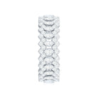 2.75 CT Designer Moissanite Eternity Ring in Prong Setting Moissanite - ( D-VS1 ) - Color and Clarity - Rosec Jewels