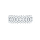 2.75 CT Designer Moissanite Eternity Ring in Prong Setting Moissanite - ( D-VS1 ) - Color and Clarity - Rosec Jewels