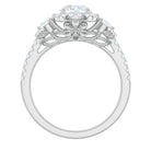 1.75 CT Moissanite Classic Engagement Ring in Gold Moissanite - ( D-VS1 ) - Color and Clarity - Rosec Jewels