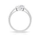 2.75 CT Heart Moissanite Solitaire Engagement Ring Moissanite - ( D-VS1 ) - Color and Clarity - Rosec Jewels