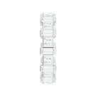 2.75 CT Baguette and Princess Cut Moissanite Eternity Ring Moissanite - ( D-VS1 ) - Color and Clarity - Rosec Jewels